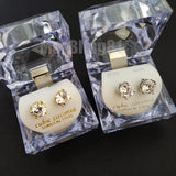 ICED HIP HOP JEWELRY RAPPER'S 8mm CZ STONE FASHION BLING STUD EARRING EARRINGS