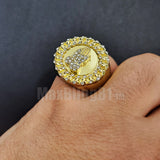 ICED HIP HOP GOLD PLATED LUXURY PRAYING HANDS PINKY 8 ~ 12 RING