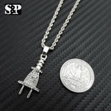 Hip Hop Iced Mini Hot selling 7 pendants Rapper Collection Necklace Combo Set