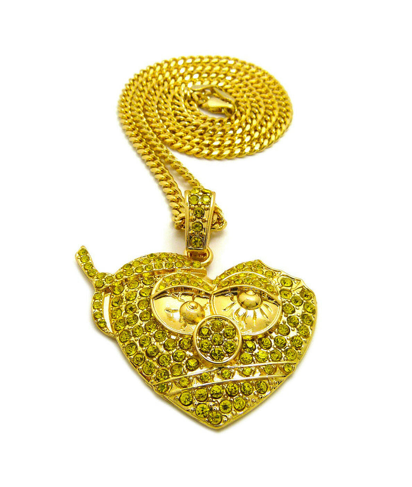 Iced Out Chief Keef's Thot Breaker Pendant w/ 24" Various Chain Hip Hop Necklace