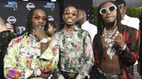 Hip Hop Migos Iced out CULTURE, YRN Pendants & Box, Rope Chain 2 Necklace set