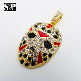 Hip Hop Slaughter Gang w/ 18" Full Iced Gucci & 1 ROW DIAMOND Choker Chain Set