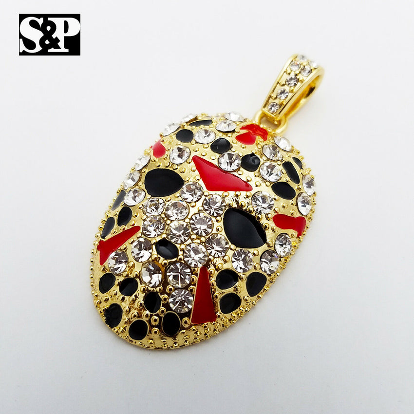 Hip Hop Slaughter Gang w/ 18" Full Iced Gucci & 1 ROW DIAMOND Choker Chain Set
