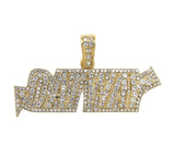 Iced Out QUAVO Bling DATWAY Pendant & Box, Cuban, Rope Chain Hip Hop Necklace