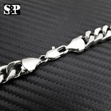 Hip Hop Rapper's Silver Plated 10mm 18", 20" Miami Cuban Choker Chain Necklace