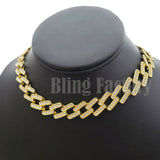 Hip Hop Rapper's Iced Out 8.5", 16",18", 20" Prong Miami Cuban Choker Necklace