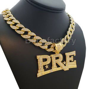 Hip Hop Young Dolph PRE Pendant & 18