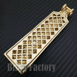 HIP HOP ICED OUT GOLD PLATED LAB DIAMOND CIROC VODKA BOTTLE LARGE PENDANT