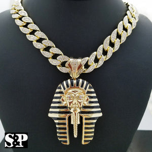 Hip Hop Quavo Pharaoh Pendant & 15mm 16