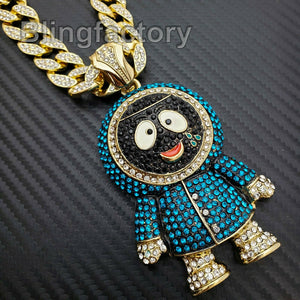 Big BRICK SQUAD ESKIMO PENDANT & 20