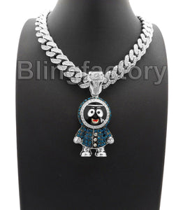 Hip Hop CZ ESKIMO pendant & 12mm 18