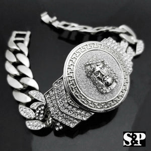 New Hip Hop White Gold Plated 8.5