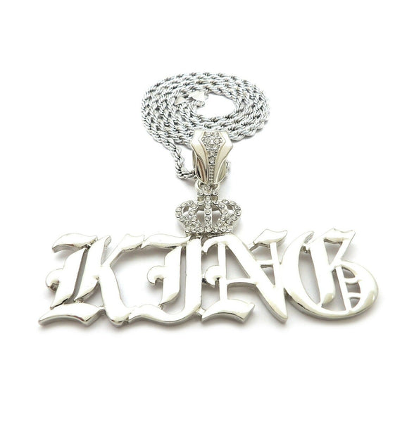 Gold Stainless Steel CZ Guadalupe Religious Pendant 7mm 24 Cuban Chain Necklace