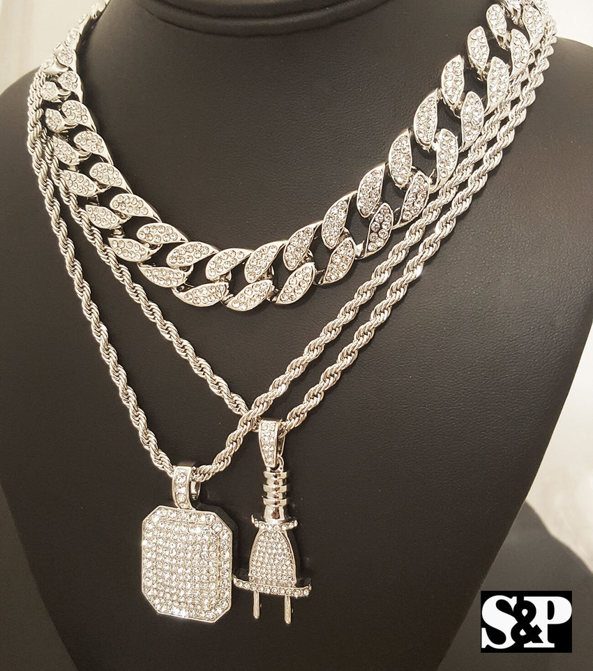 Halukakah Gouden Ketting voor Mannen Iced Out,12MM Mannen Cubaanse Halukakah Gouden Ketting voor Mannen Iced Out,12MM Mannen Cubaanse