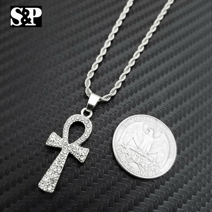 Hip Hop Iced Mini Hot selling 7 pendants Rapper Collection Necklace Combo Set