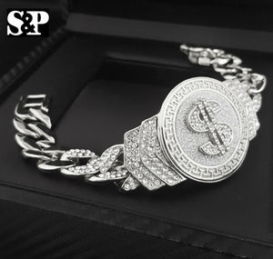 Hip Hop White Gold Plated 8.5