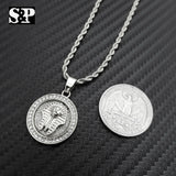 Hip Hop Iced Mini Hot selling 7 pendants Rapper Collection Necklace Combo Set