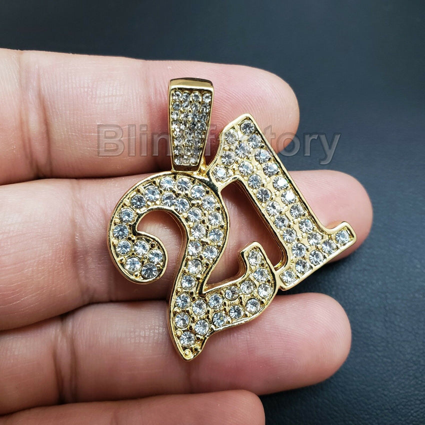 Tennis chains iced out on sale 21 savage