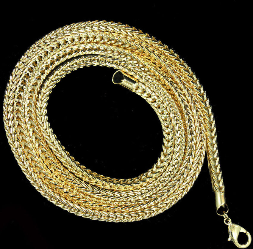 Hip Hop Quavo Choker 18" Franco & 16" Full Iced Cuban & 1 ROW DIAMOND CHAIN SET