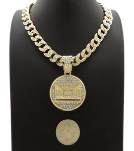 Hip Hop Last Supper Pendant & 10mm 18
