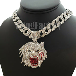 TEE GRIZZLEY HALF MAN HALF BEAST Pendant & 18