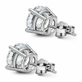 ICED HIP HOP JEWELRY RAPPER'S 8mm CZ STONE FASHION BLING STUD EARRING EARRINGS